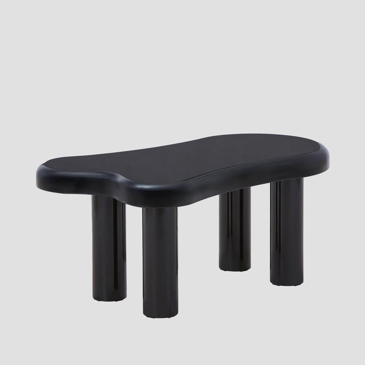 Stolik kawowy ALTO lakierowany czarny 100x60x45 cm
