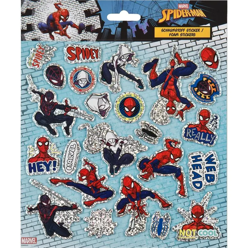 Sticker 20er-Set Spider-Man
