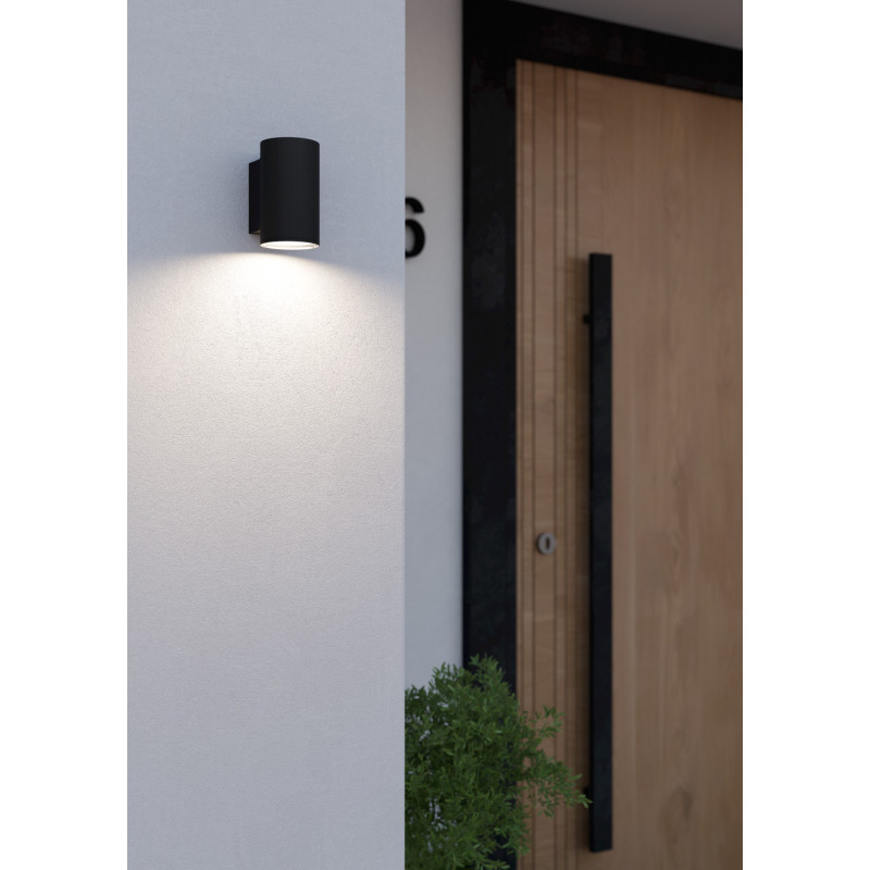 Applique extérieure LED Izzalini noire GU10 2,8 W EGLO