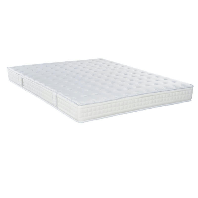 DELICE - Ensemble Matelas mousse Sommier Tradition et Pieds 90x200