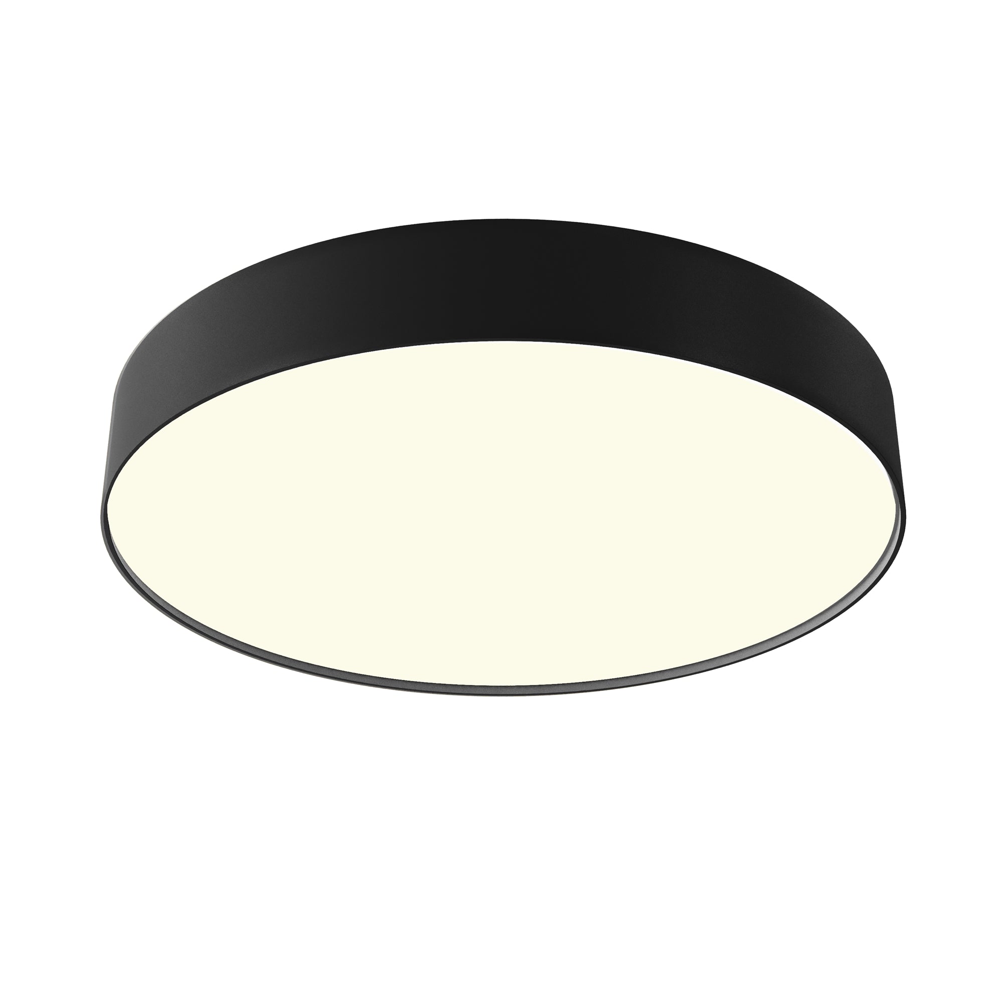 Maytoni plafondlamp Zon - Zwart - 40x40x6 cm