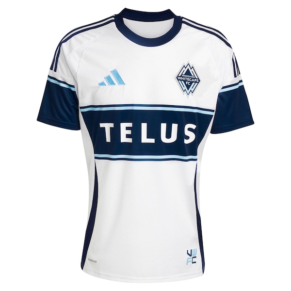 Vancouver Whitecaps FC adidas 2025 The Peak Replica Custom Jersey - White