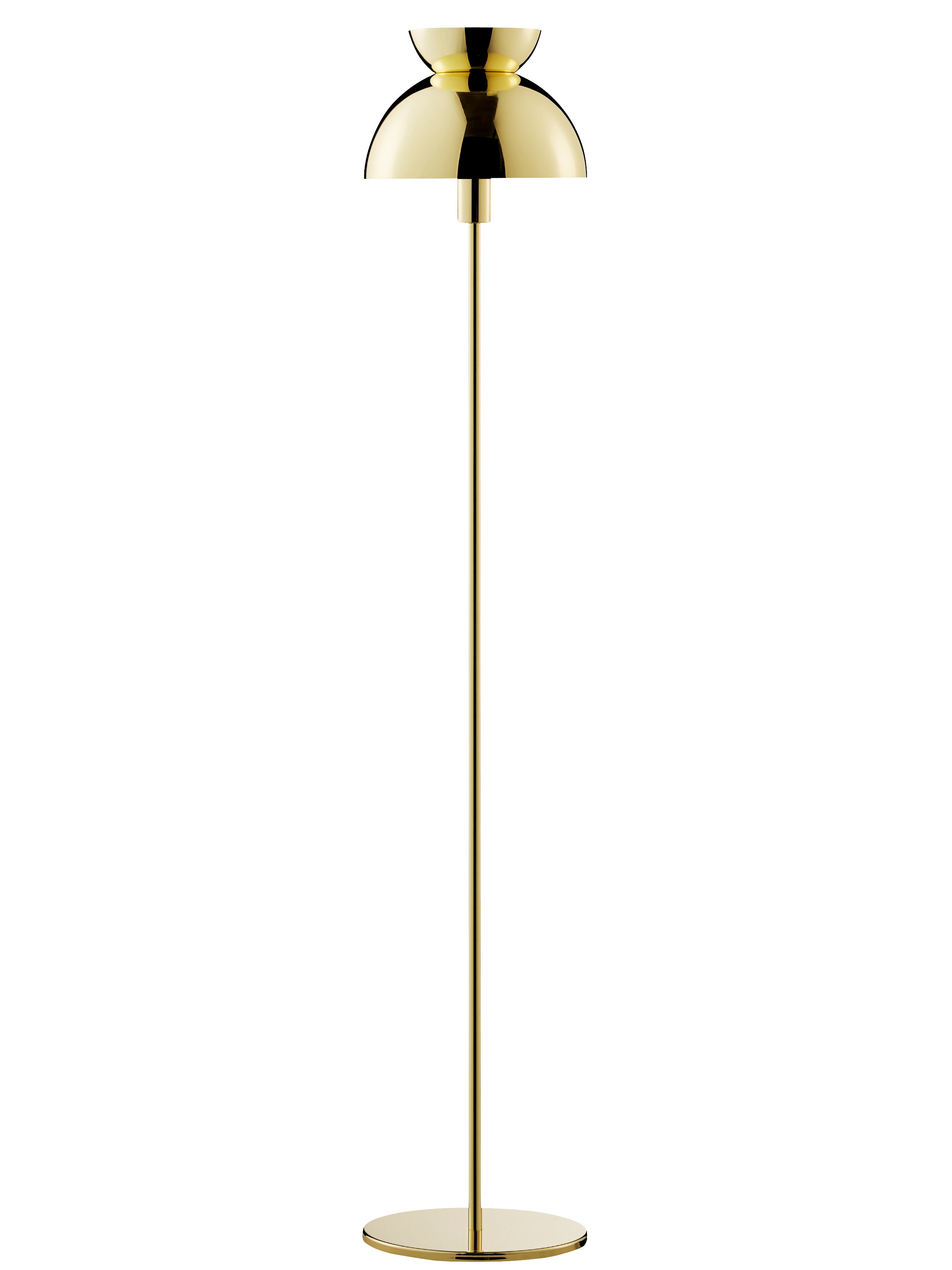 Frandsen vloerlamp Butterfly - goud - 25x25x135cm