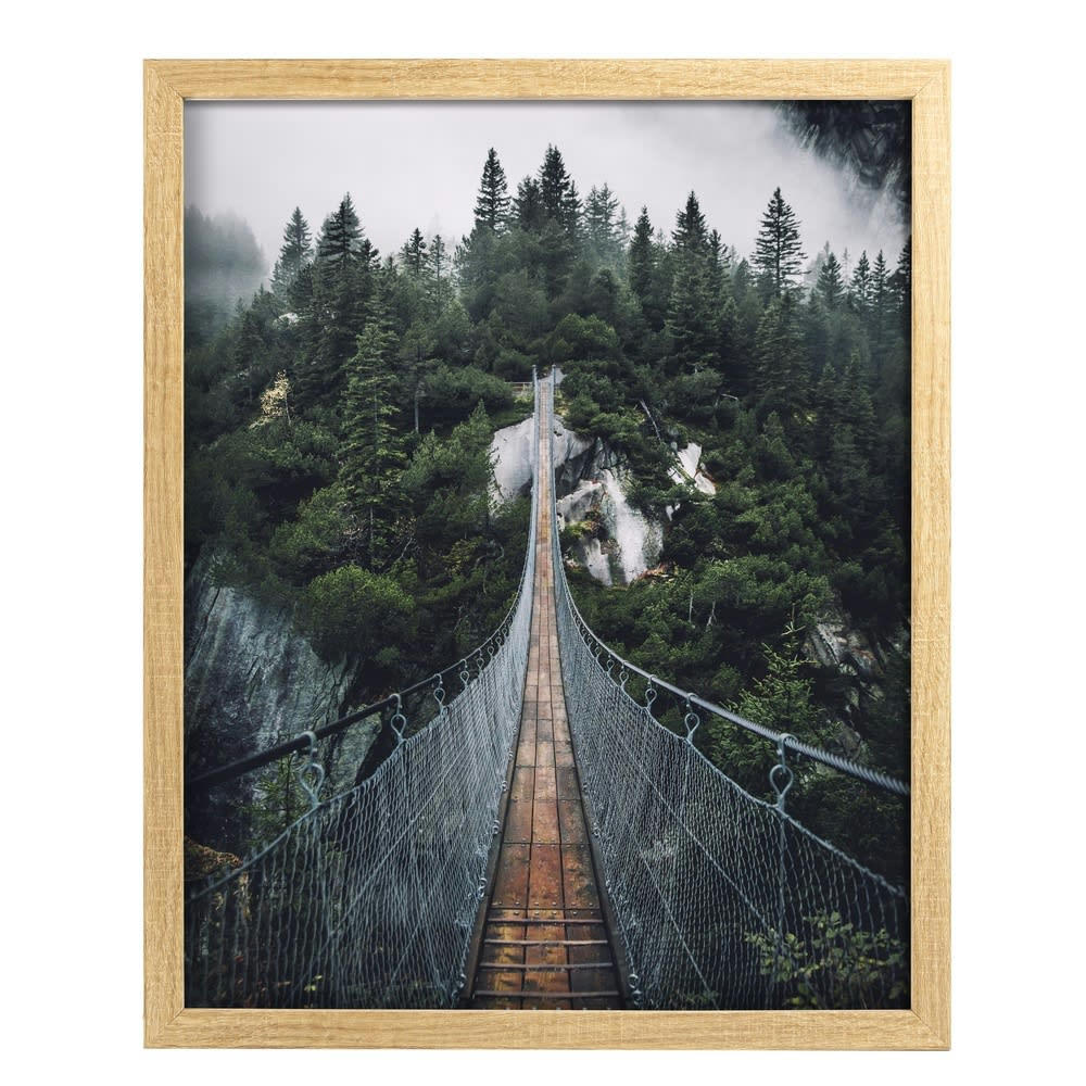 PONTON - Photo encadrée baguette en bois FSC recyclable 30x40