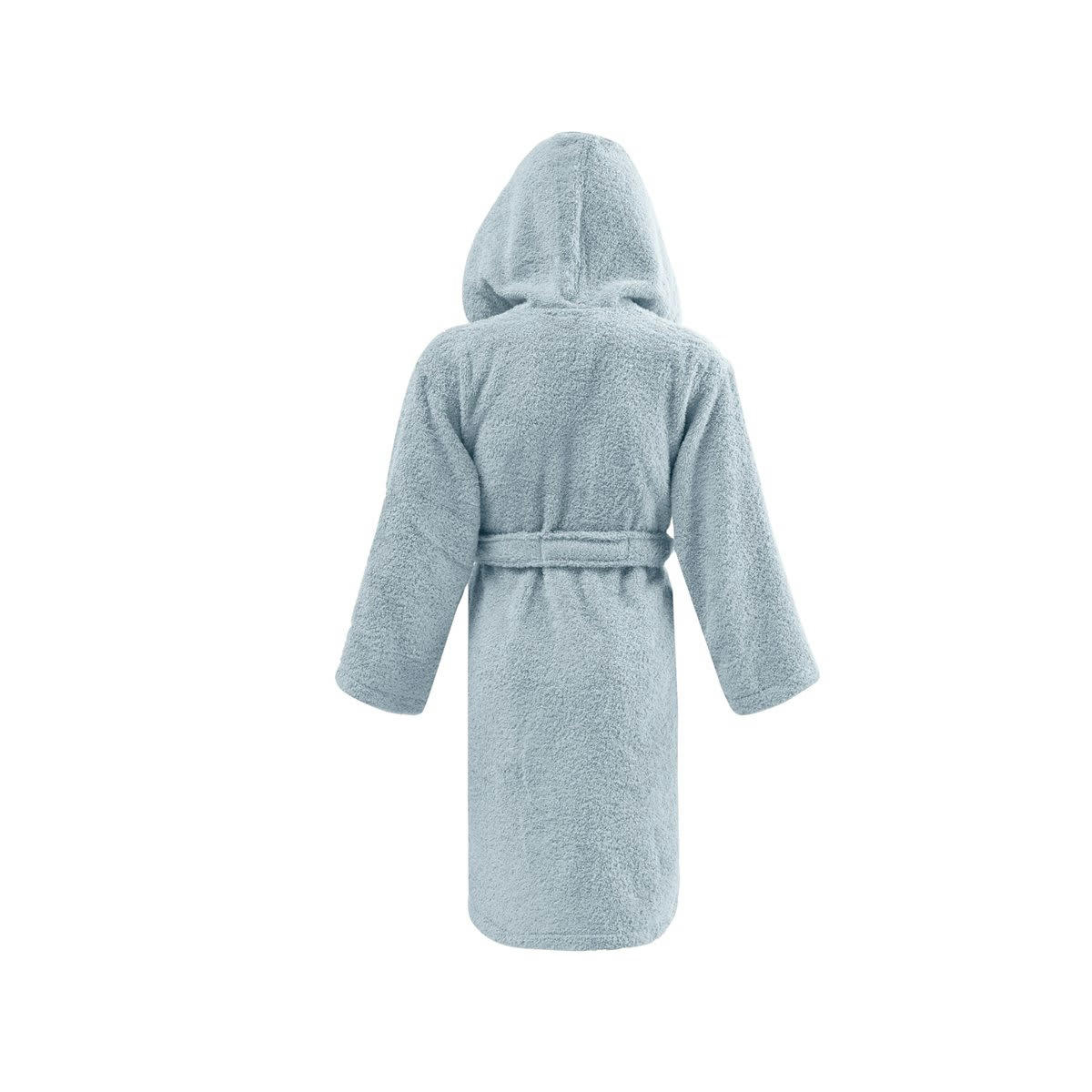 LUXURY - Peignoir enfant à capuche 450 g/m²  ciel 02 ans