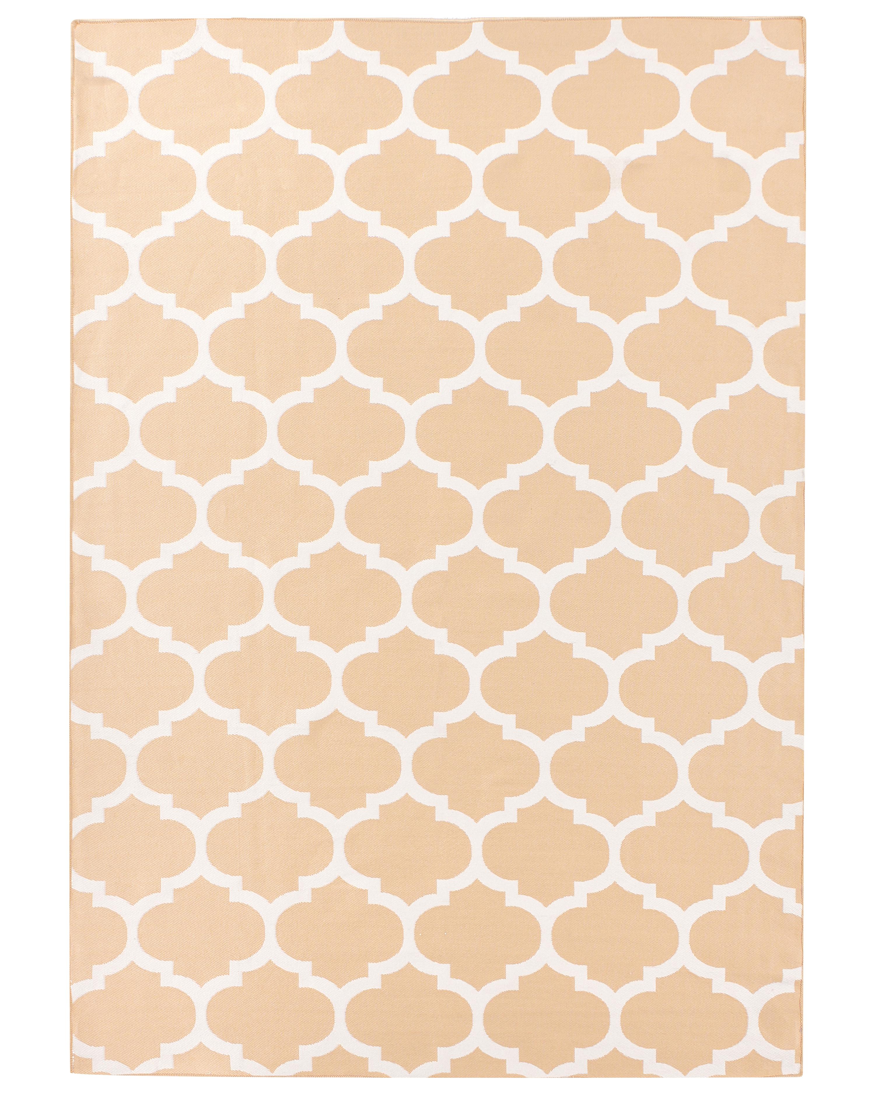 Outdoor Rug AKSU Beige 140 x 200 cm Reversible