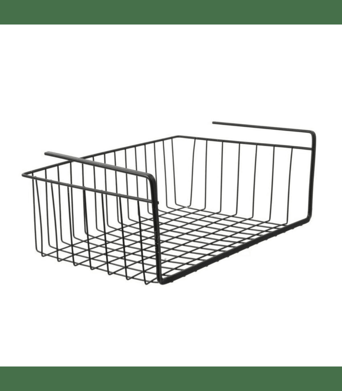 - Panier suspendu métal filaire 40 cm x 14 cm x 26 cm