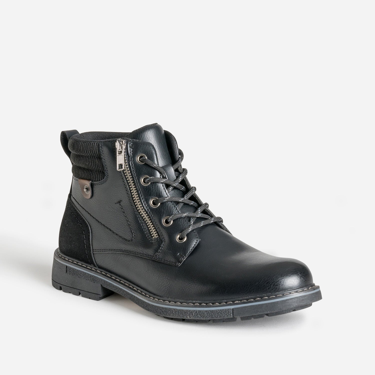 Boots à lacet noir