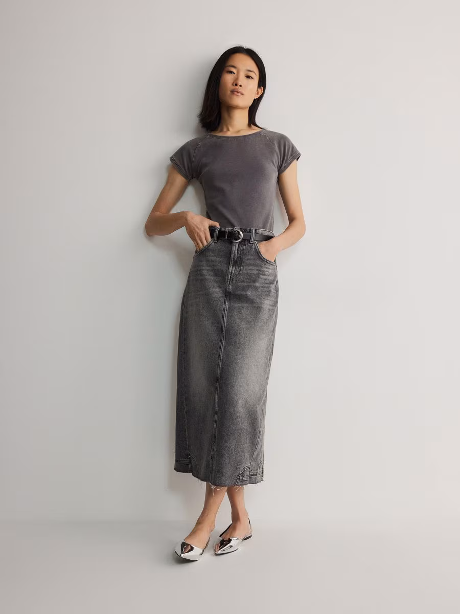 T-Shirt With Wash Effect