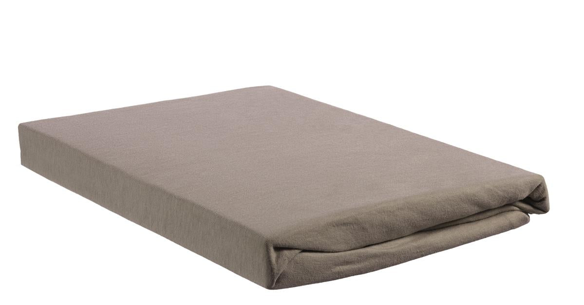 Beddinghouse topper hoeslaken BH Jersey TD - 180x200/220 cm - taupe