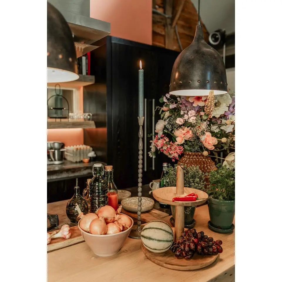 Mica Decorations Caden etagere l.bruin FSC 100% - h36xd33cm