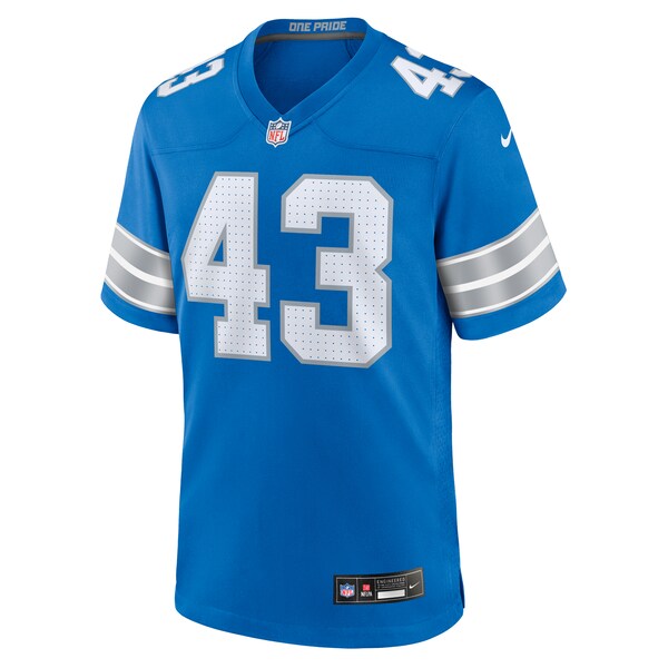 Parker Hesse Detroit Lions Nike Team Game Jersey -  Blue