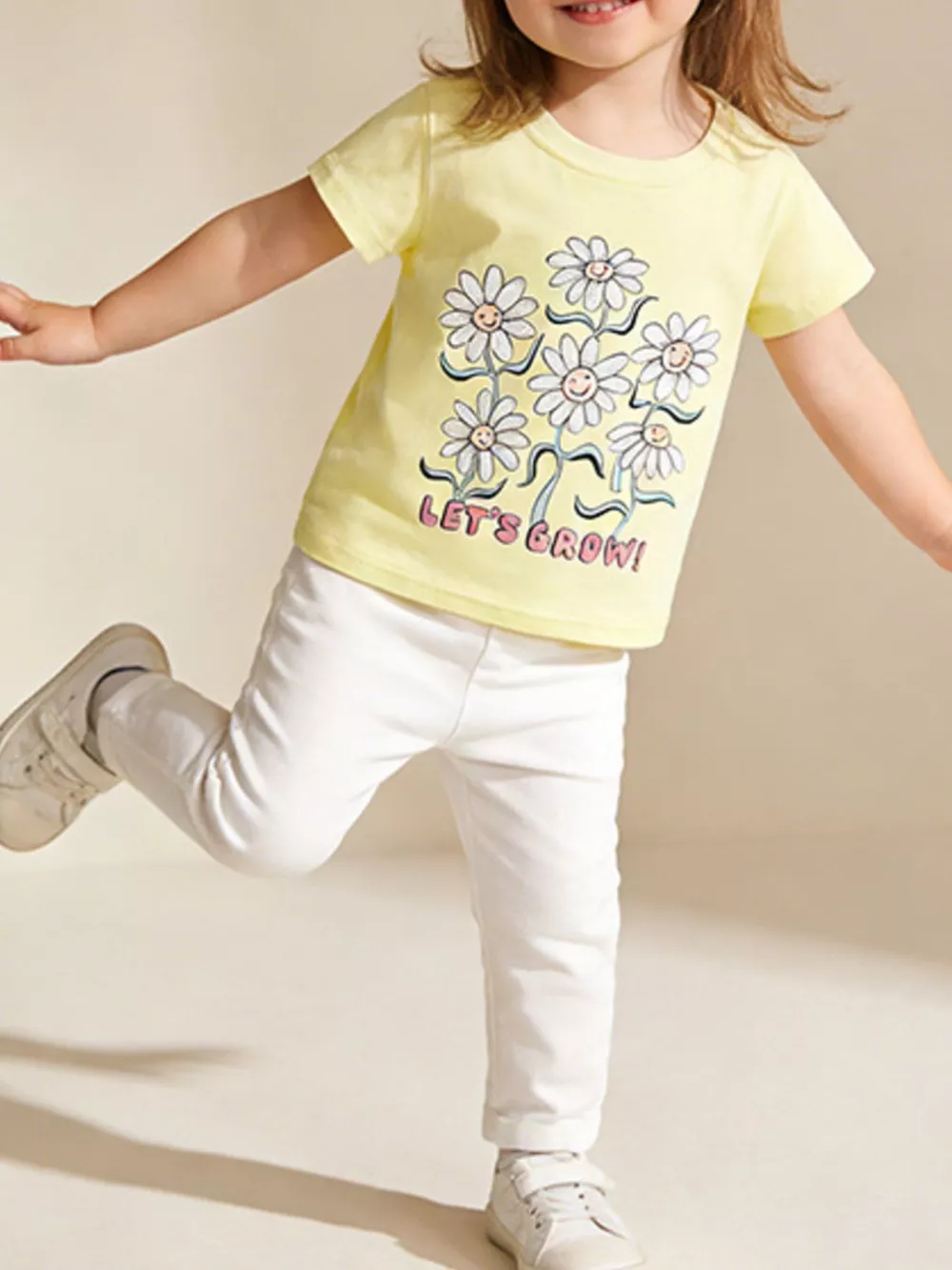 Children's Daisy Graphic Short Sleeve T-Shirt