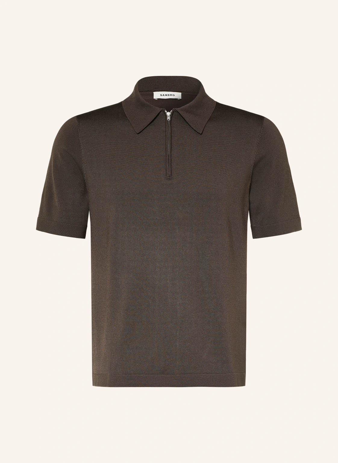 SANDRO Strick-Poloshirt