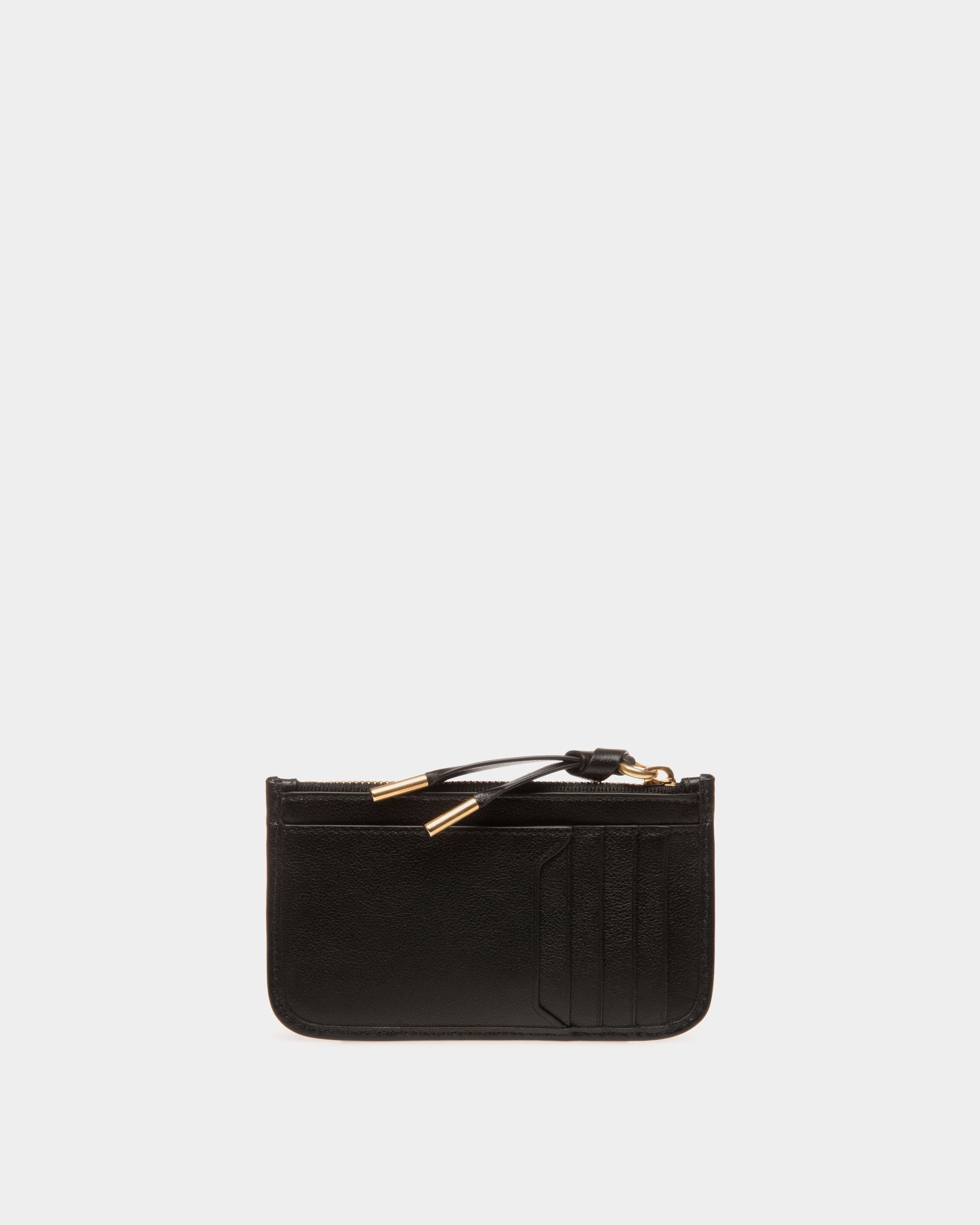 Bally Essential Kartenetui Mit Reißverschluss Aus Schwarzem Leder