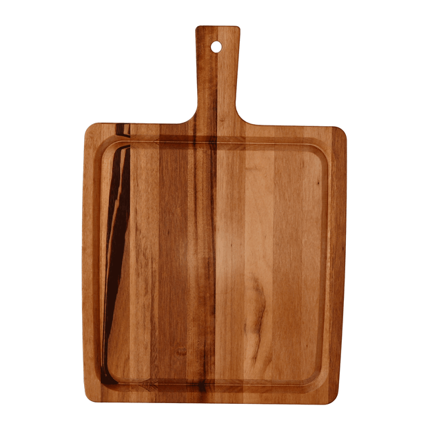 TÁBUA PARA CHURRASCO COM CABO 40 CM X 28 CM MUIRACATIARA