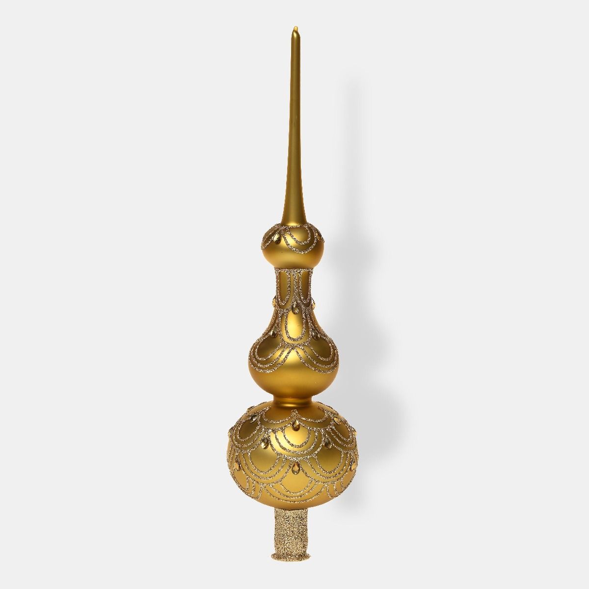 Czubek na choinkę Gold 25 cm