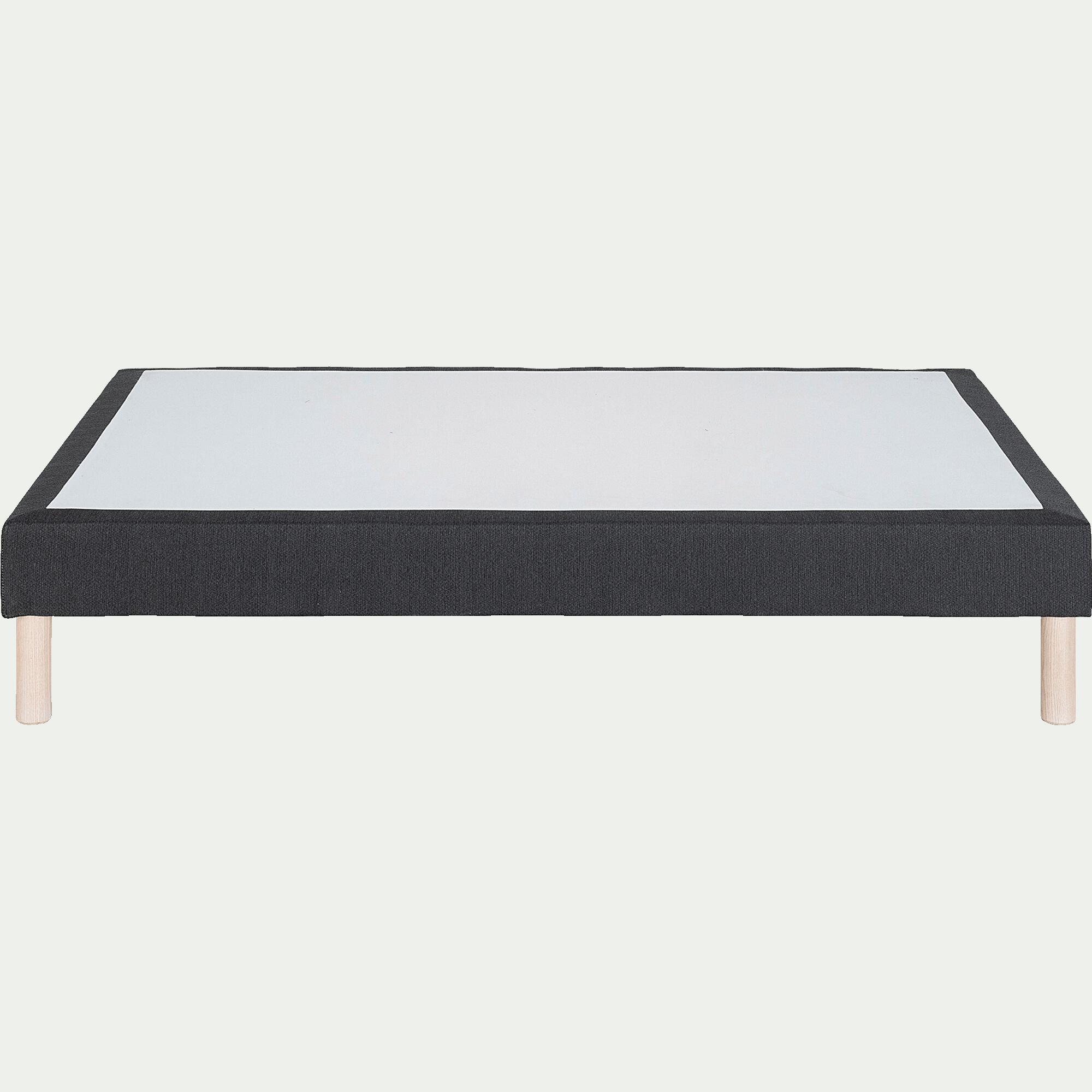 SORMIOU - Sommier tapissier 140x200cm gris anthracite