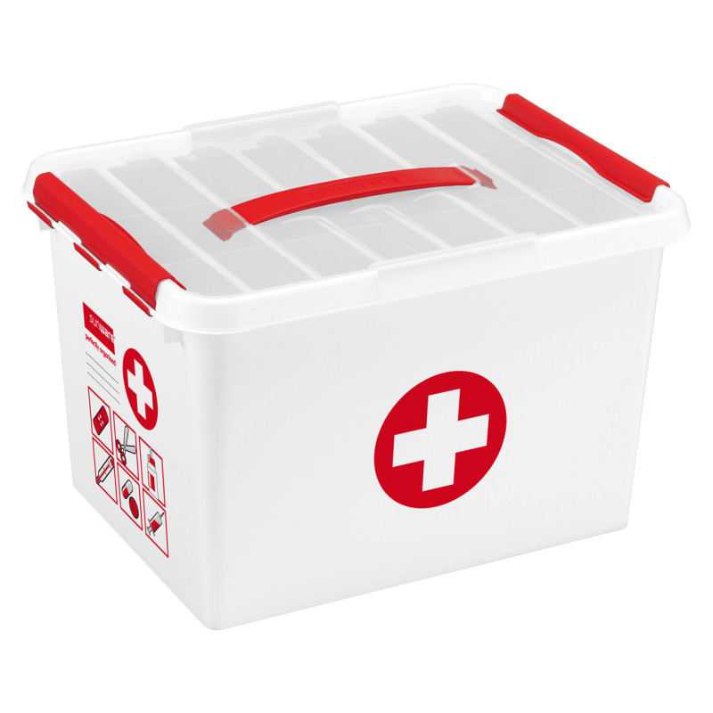 Boîte Premiers secours à compartiments 22 L SUNWARE
