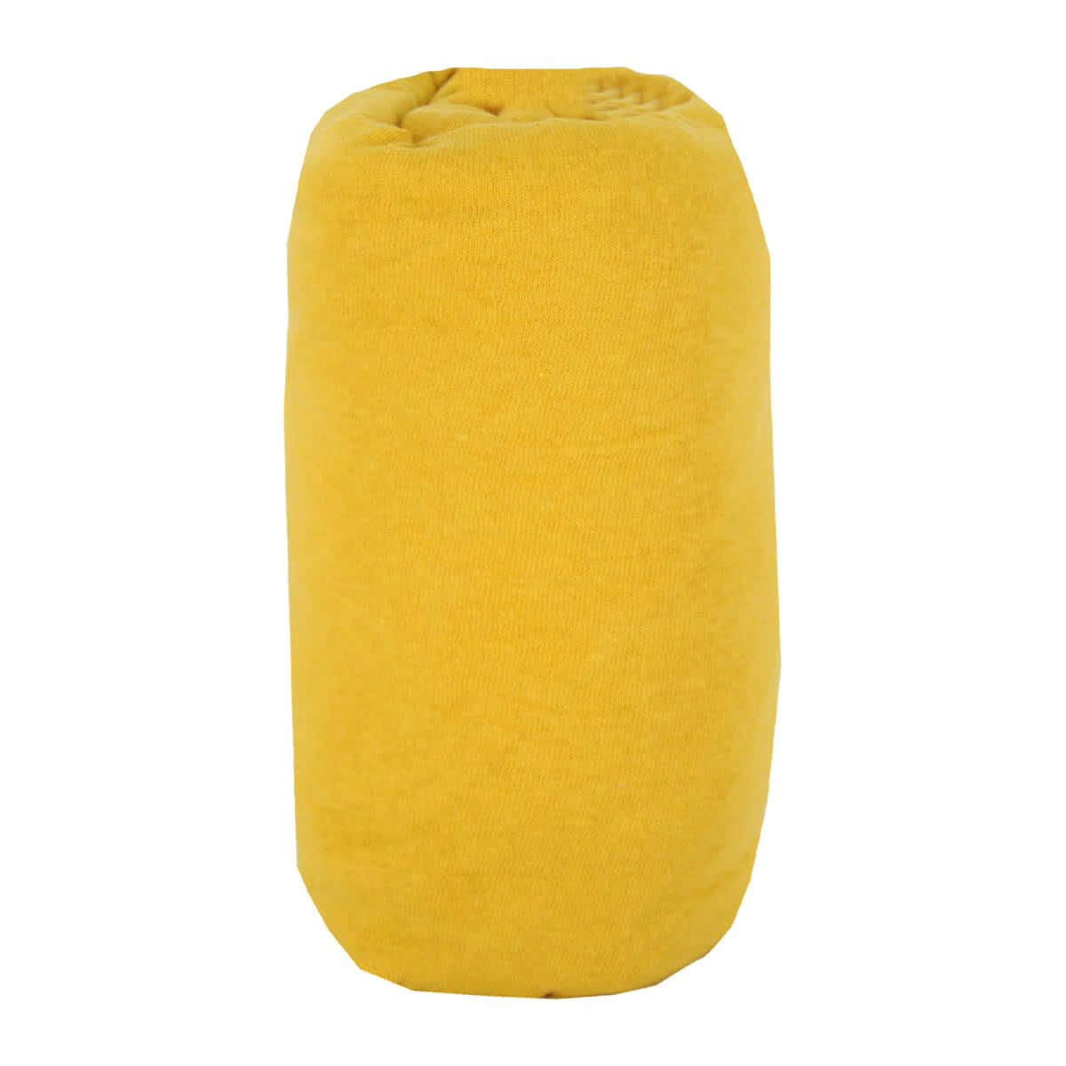 - Drap-housse bébé jaune en coton 70x140 cm