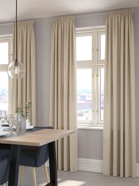 Lysdæmpende gardin AMUNGEN 1x140x300 sand