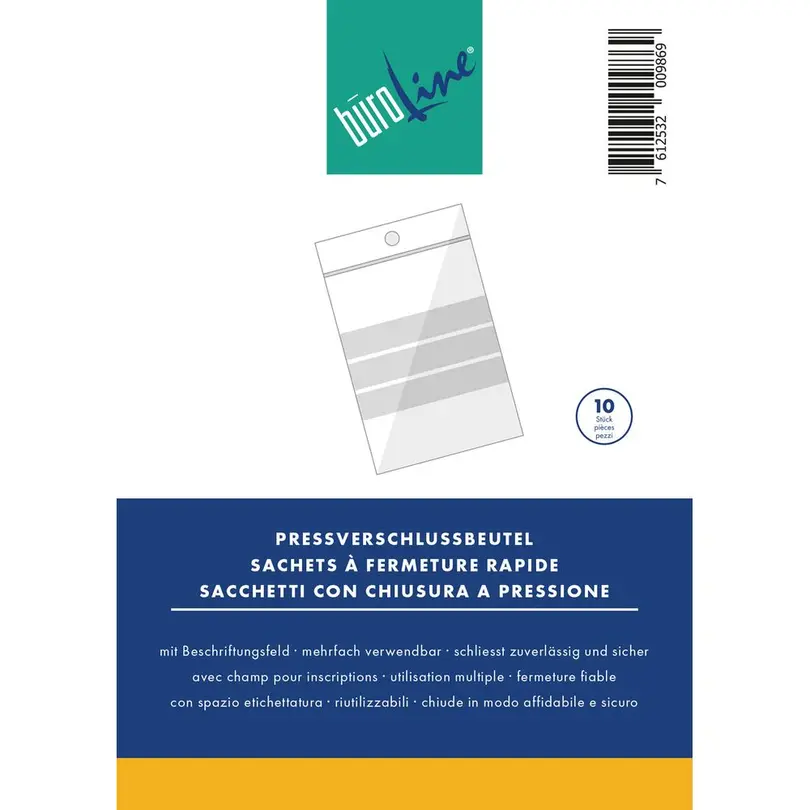 Frischhaltebeutel 10er-Set Büroline