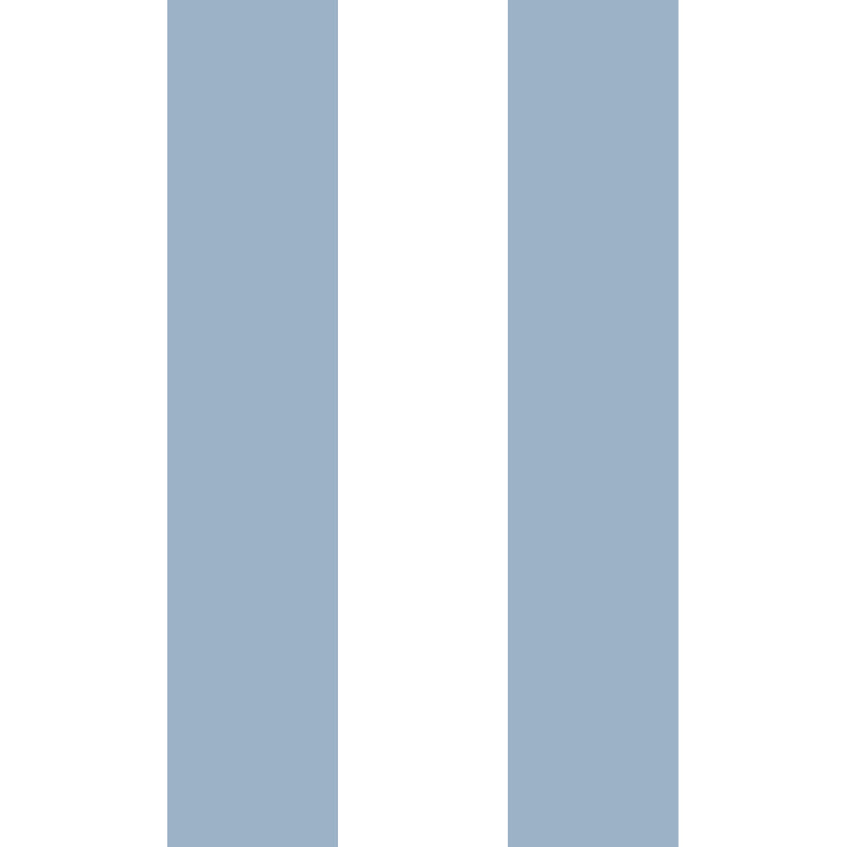 Behang Navy Stripes blauw