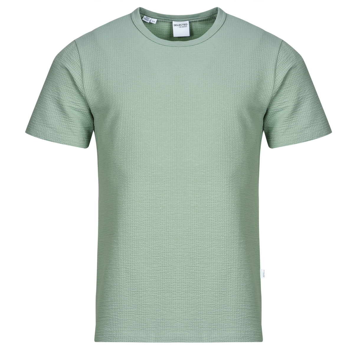 Selected - SLHSANDER SEERSUCKER - Green