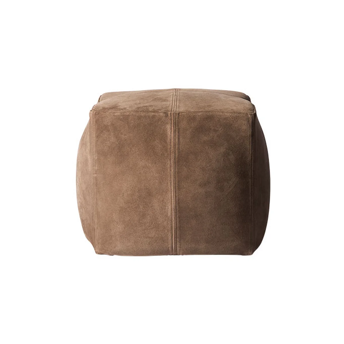 Muubs - Bronx Pouf, 50 x 50 cm, braun