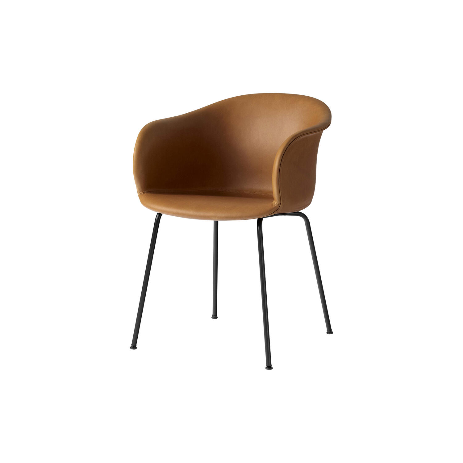 Elefy JH29 spisebordsstol, cognac/black