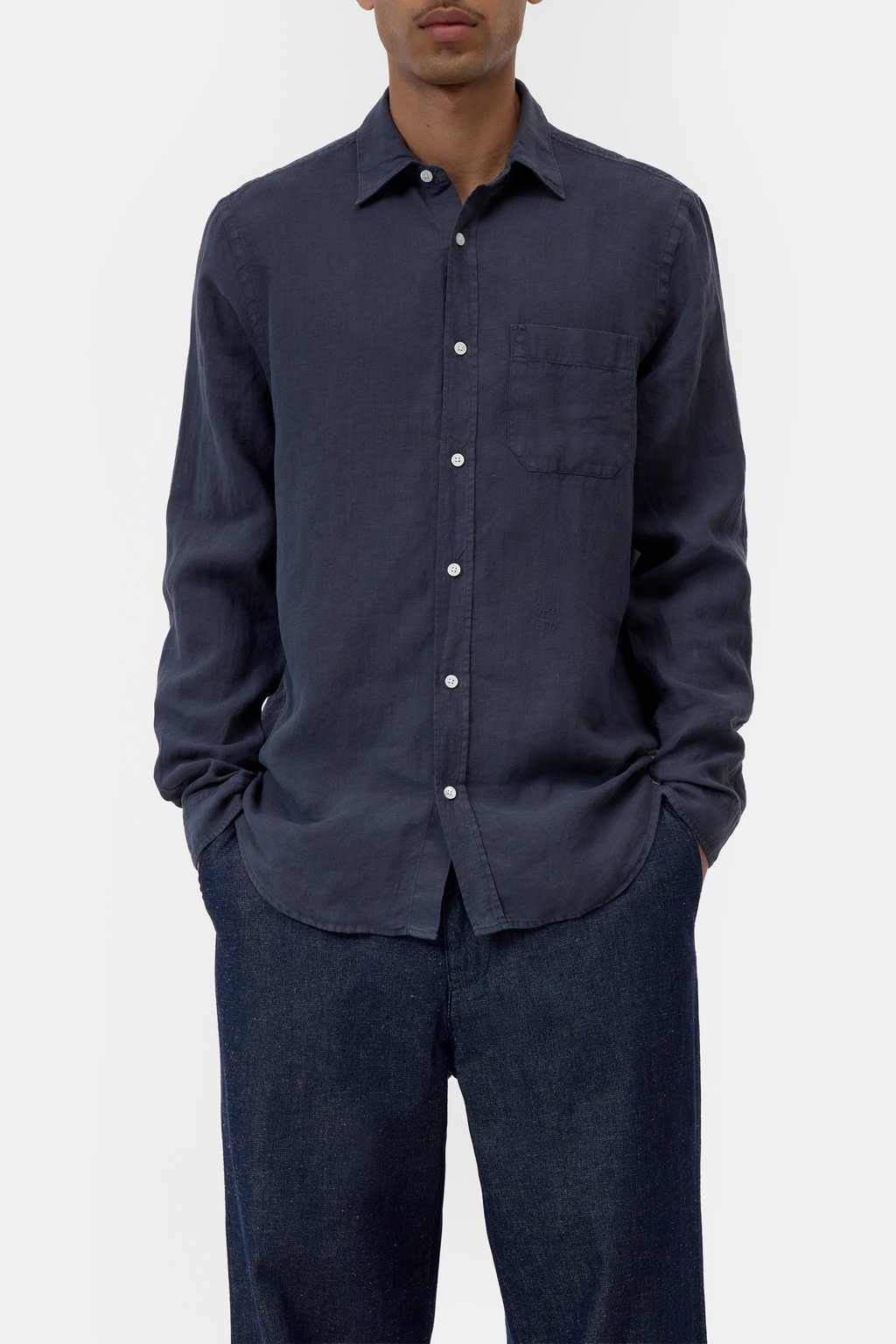 Basic Shirt aus Leinen
