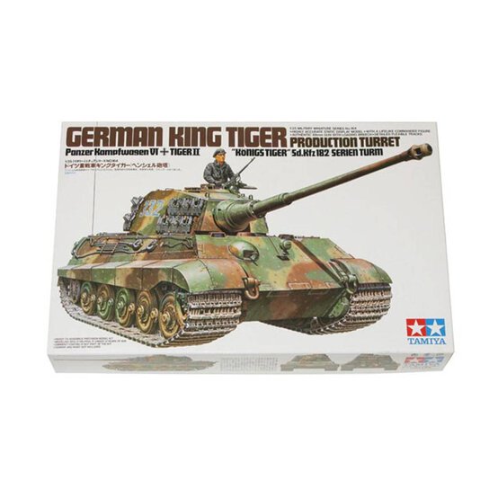 Tamiya King Tiger with Production Turret Model Kit 1:35