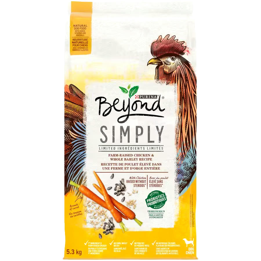 Purina Beyond SimPly White Meat, Chicken & Whole Barley All Ages Dry Dog Food, 5.3-kg