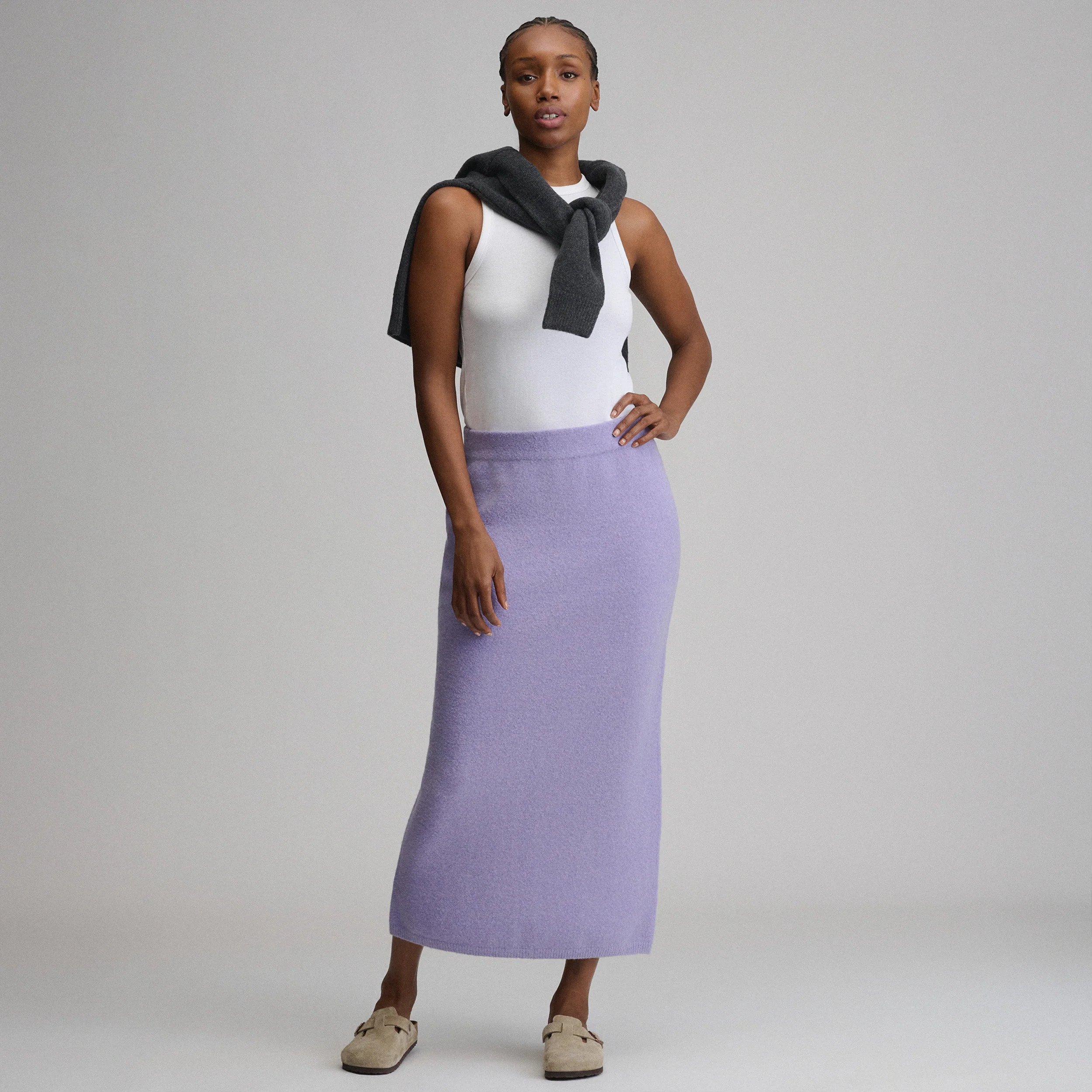 Women's Sweater Midi Skirt