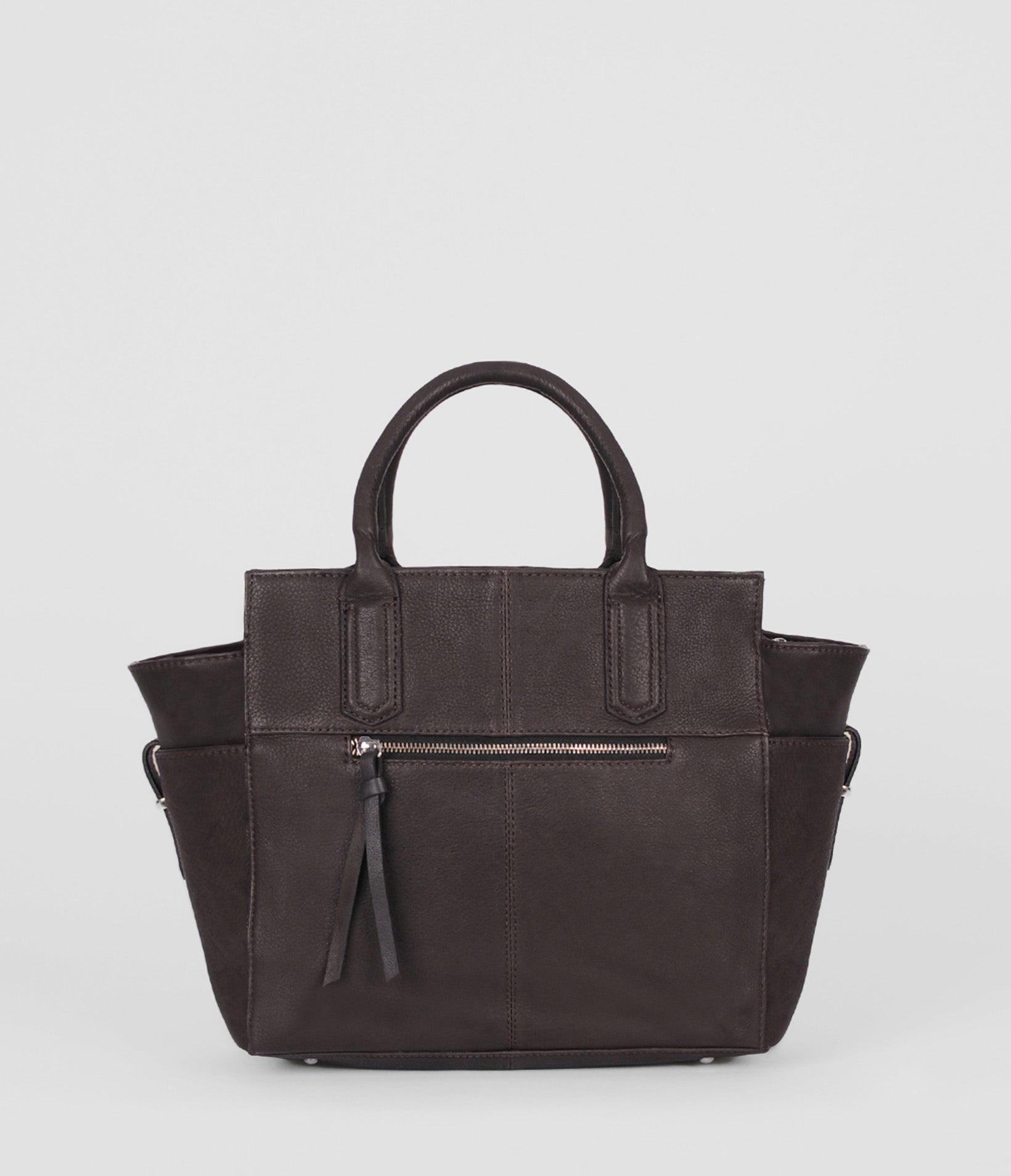 Victoria Front Zip Pocket Hobo With Strap