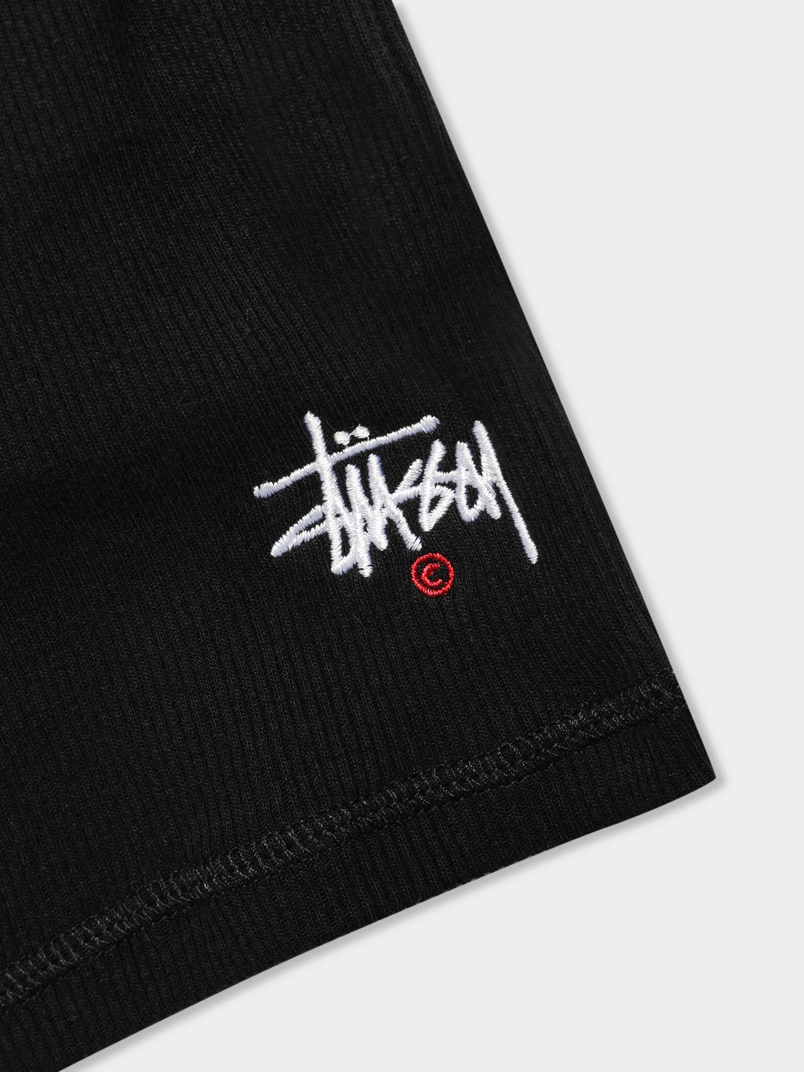 Graffiti Rib Relaxed Shorts