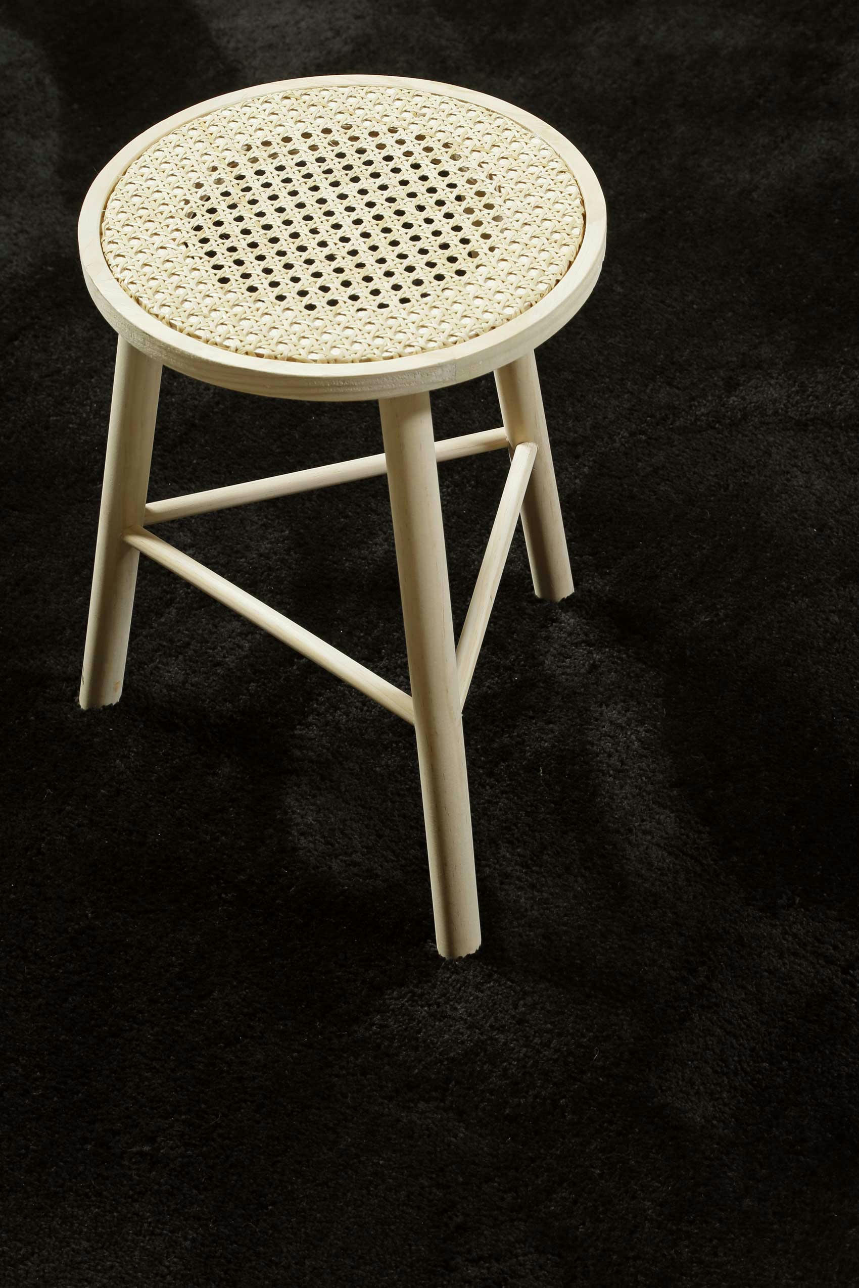 PISA - Tapis en microfibre dense noir 80x150 cm