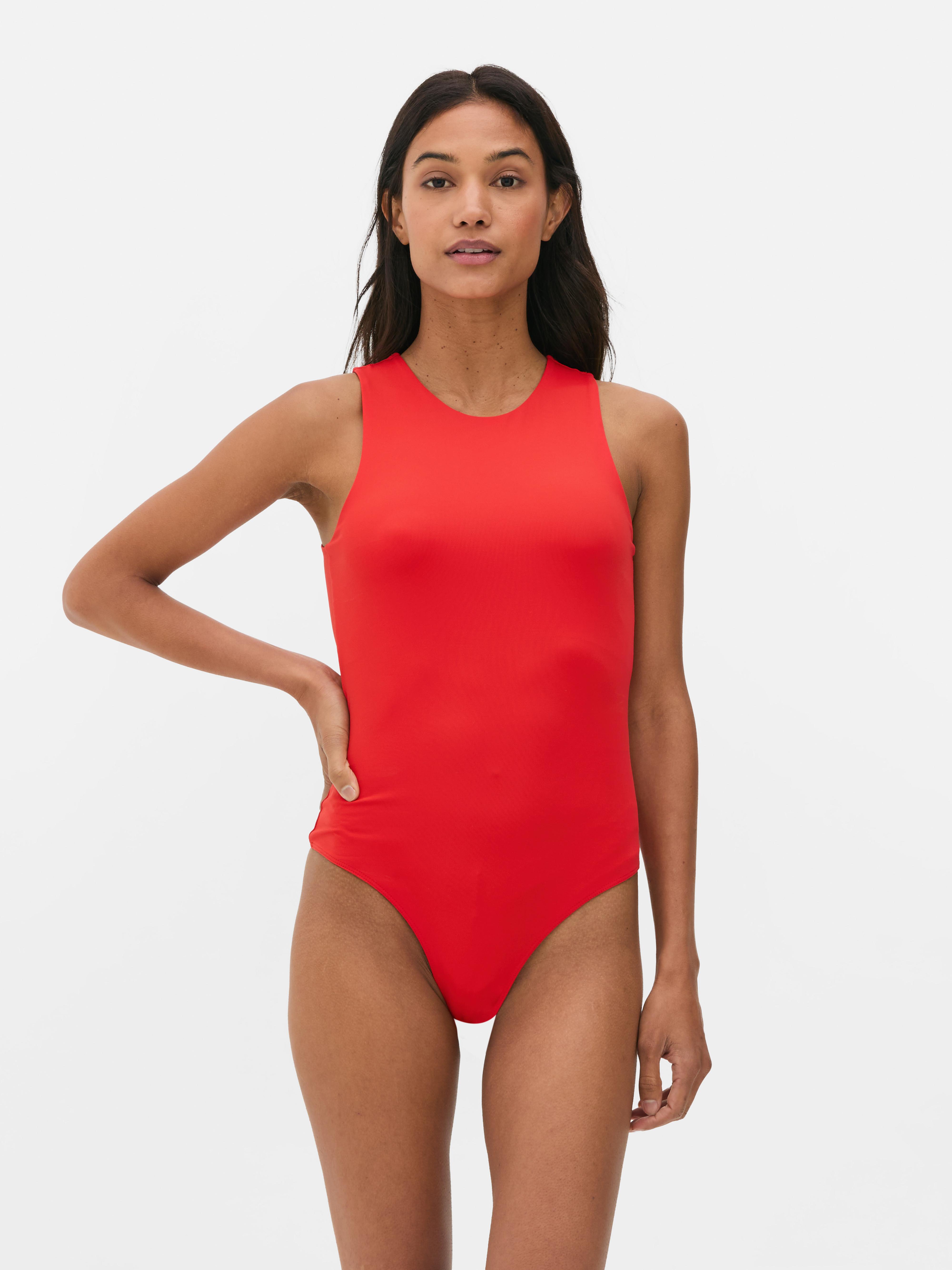 Crew Neck Racer Bodysuit