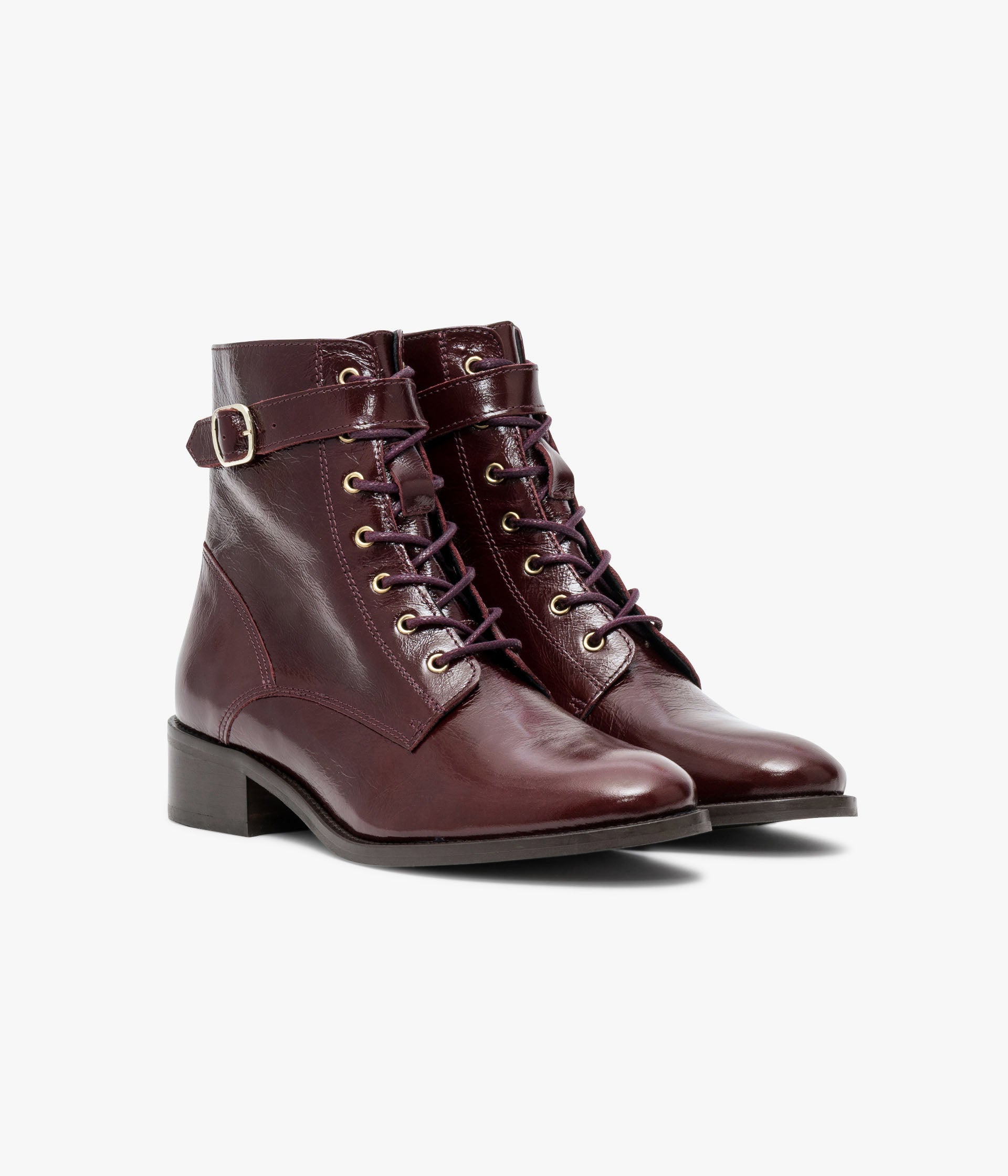 Boots Malory acajou