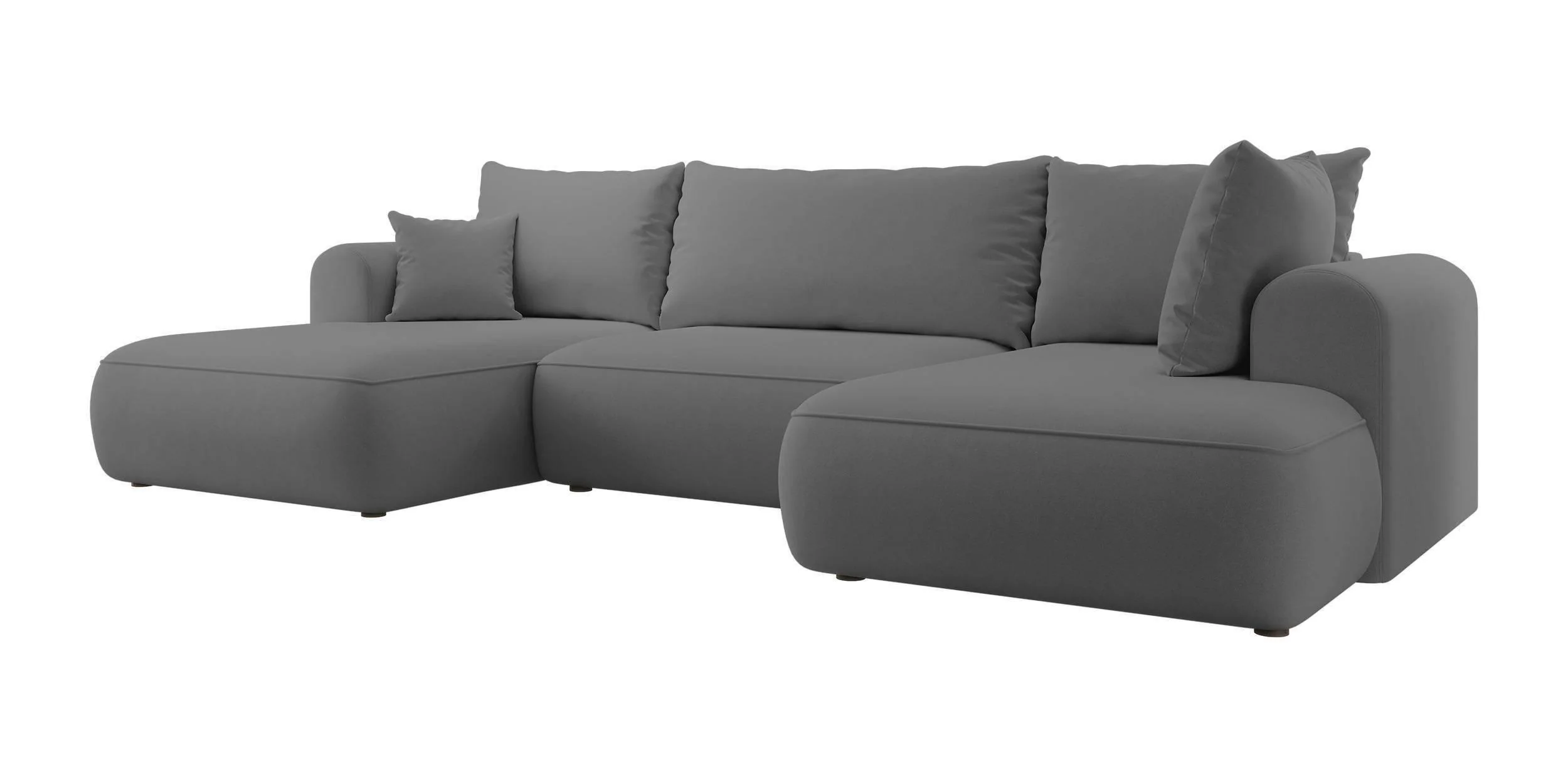 U-bank Philipa rechts velvet met slaapfunctie