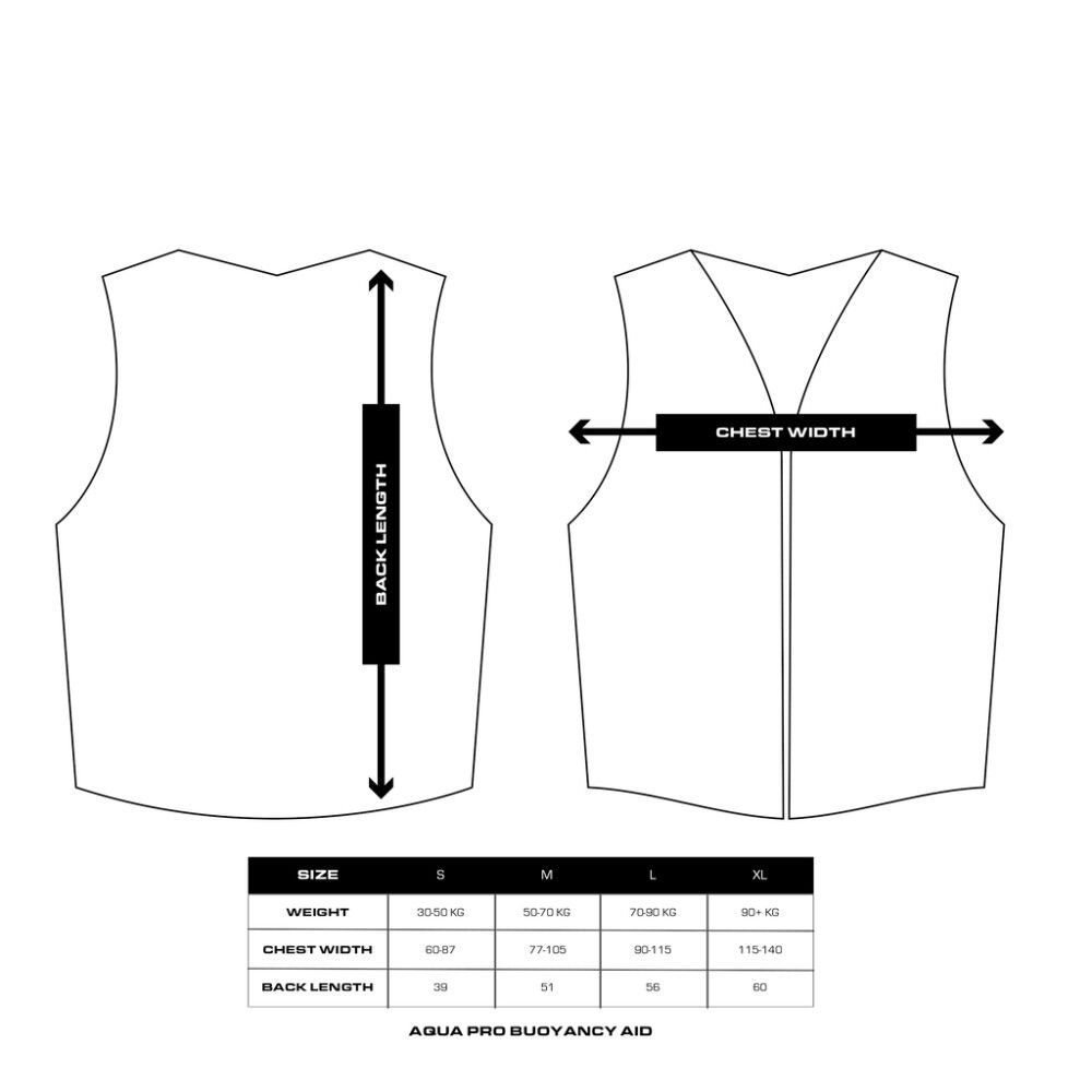 FLYTEVEST BALTIC AQUA SVART