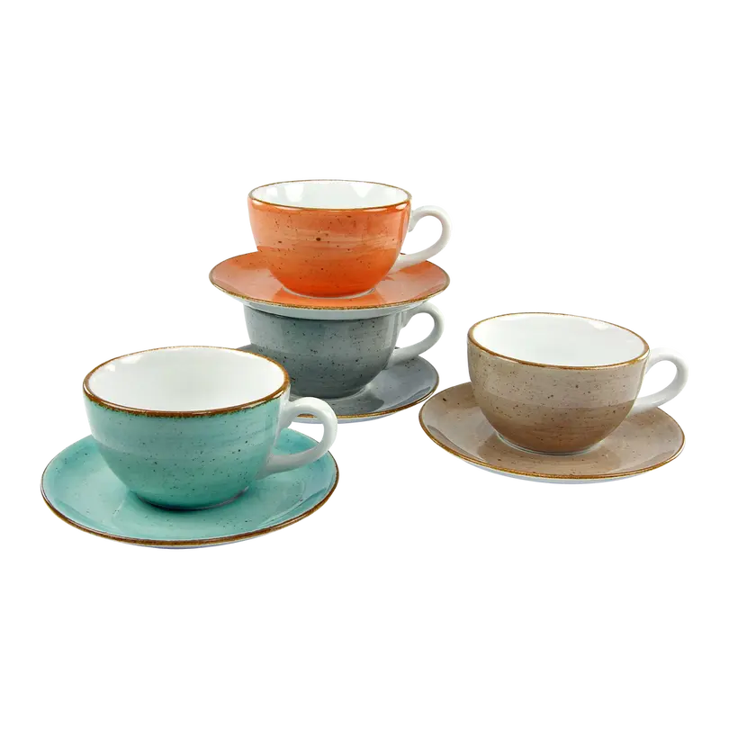 Kaffeetasse 4er-Set Vintage Nature