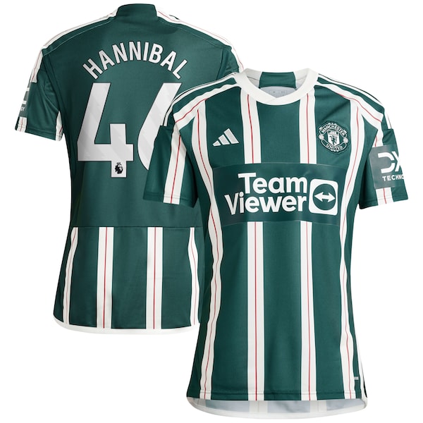 Hannibal Mejbri Manchester United adidas Replica Player Jersey – Green