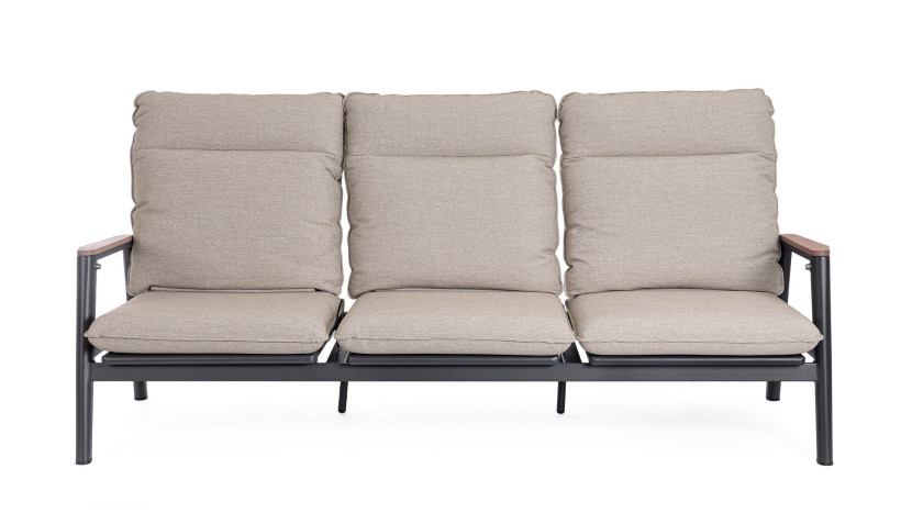 BIZZOTTO sofa 3-osobowa ogrodowa MIGUELbeżowa