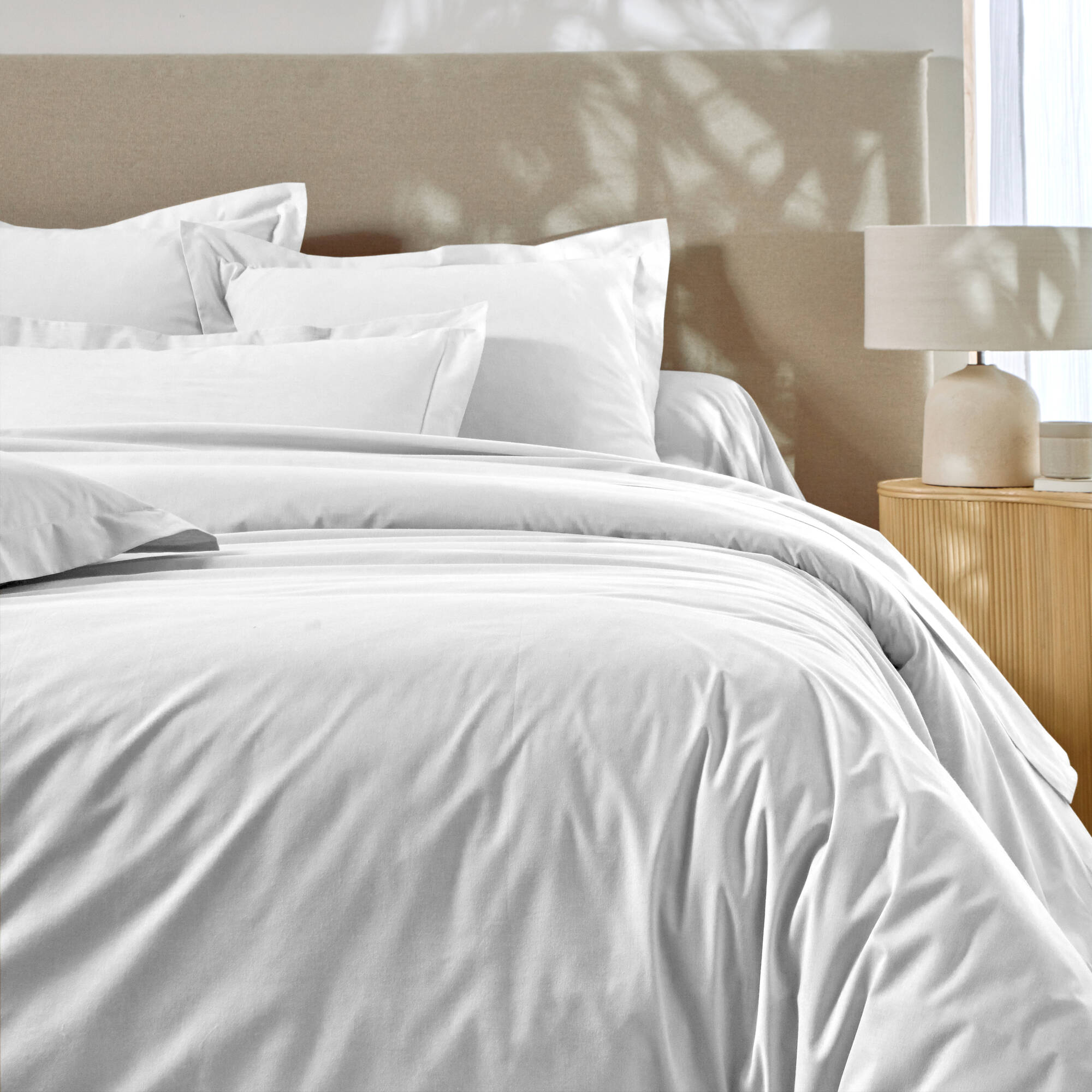 Linge de lit uni - coton bio**