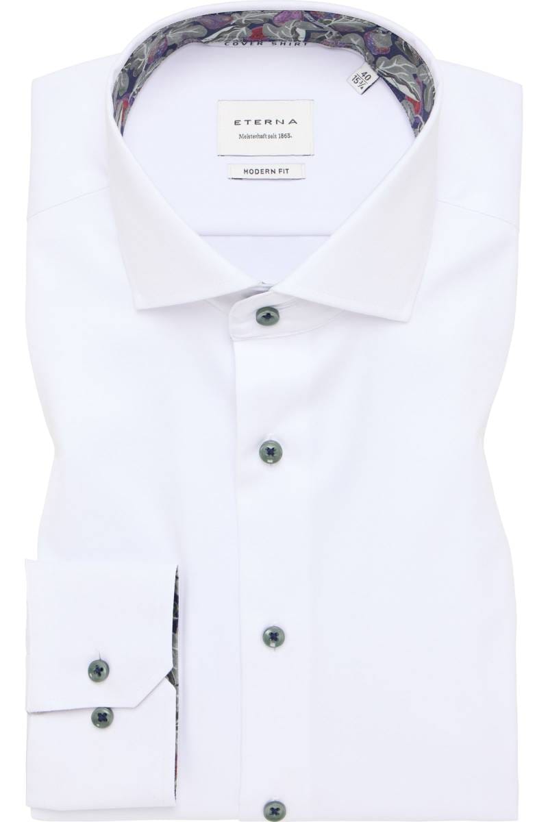 ETERNA Cover Shirt Modern Fit Hemd weiss, Einfarbig