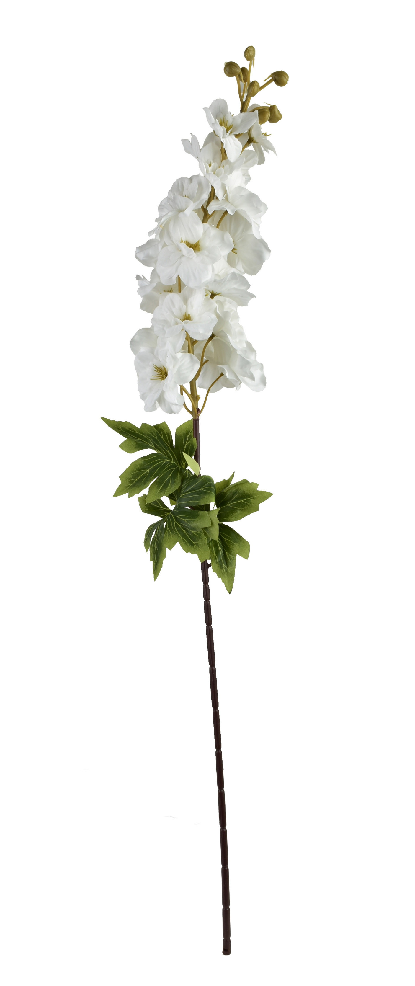 VIRIDIS Kwiat sztuczny Ostróżka 85cm biała