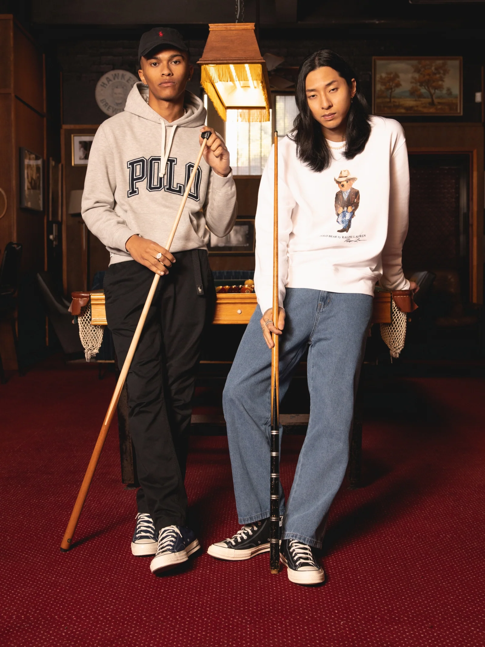 RL Applique Hooded Fleece