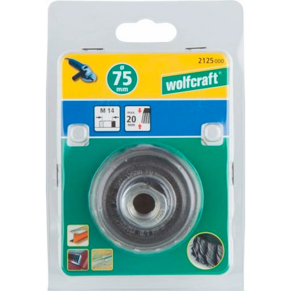 Topf-Drahtbürste, Ø 65 mm