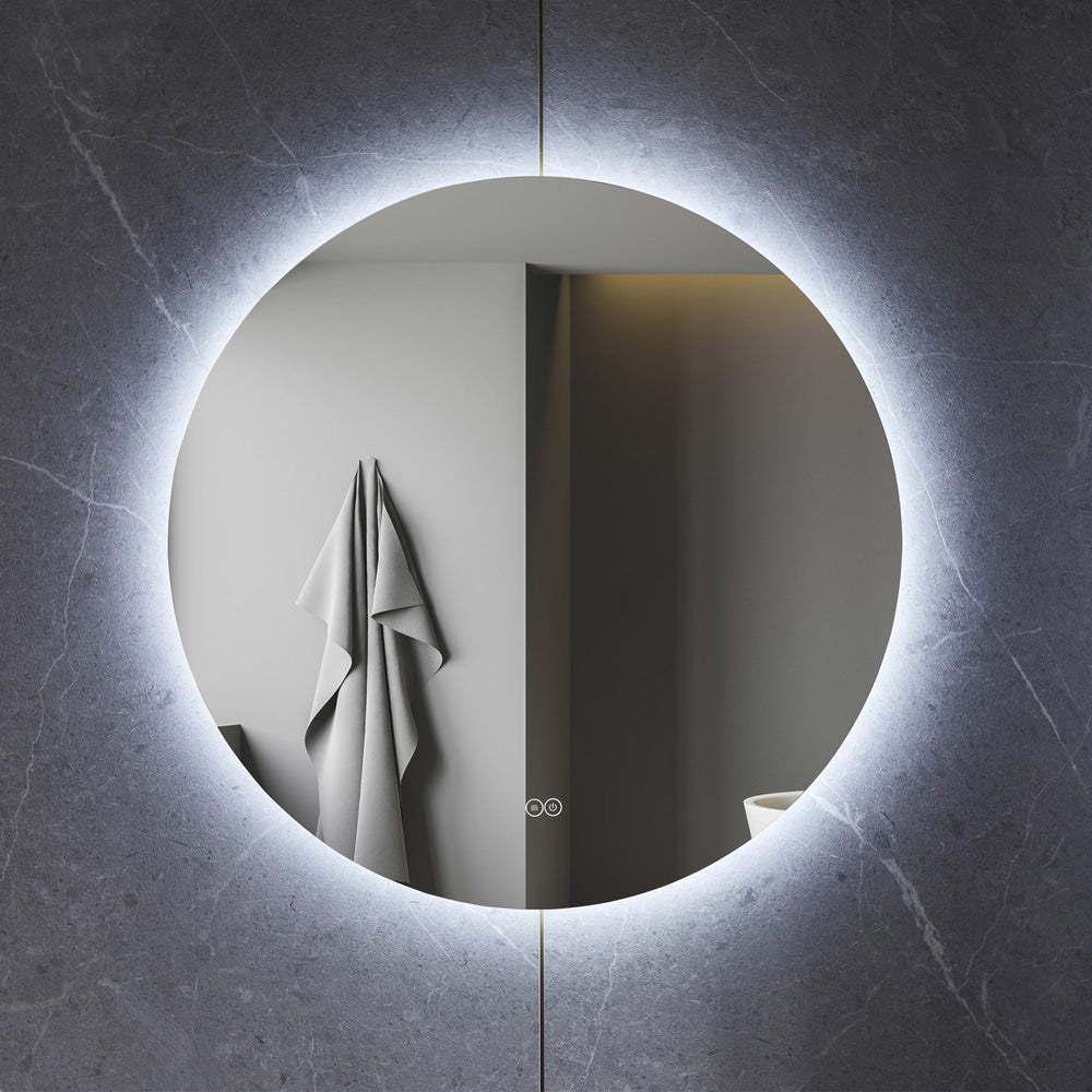 Vtw Living - Badkamerspiegel - Spiegel - Anti Condens - 80 cm